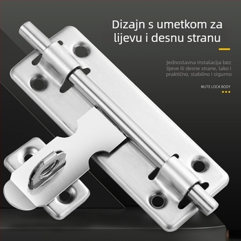 Brava za vrata od nehrđajućeg čelika - lijeva/desna, površinska montaža, Model 189, Tip A
