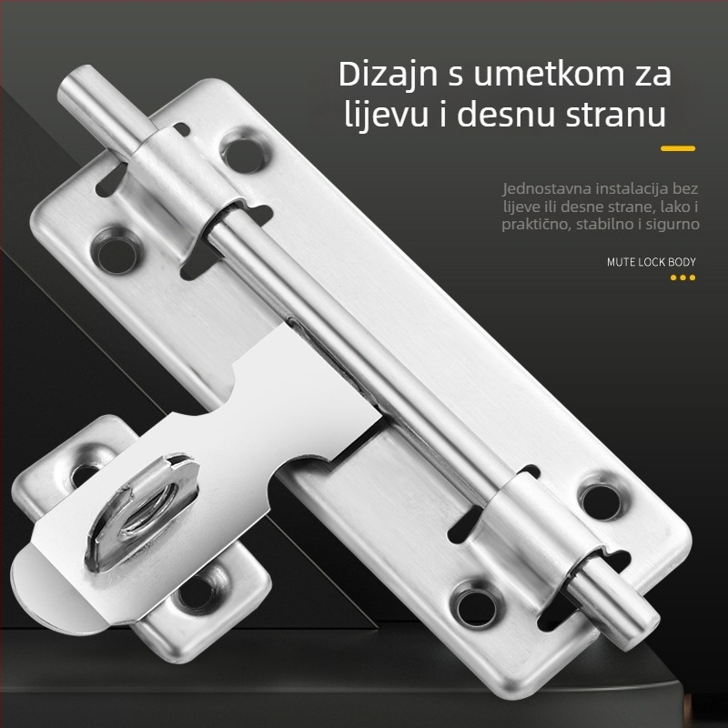 Brava za vrata od nehrđajućeg čelika - lijeva/desna, površinska montaža, Model 189, Tip A