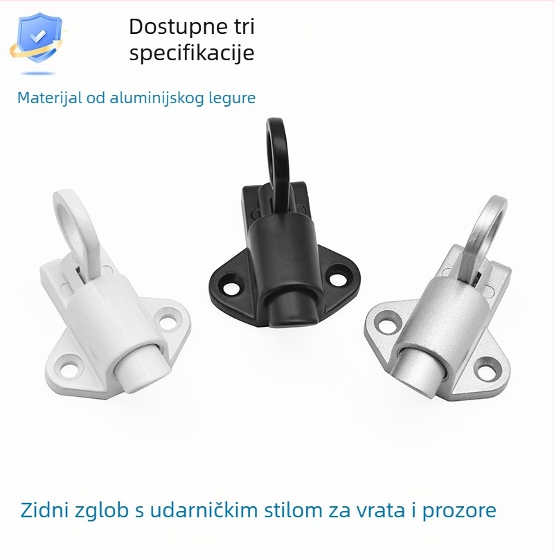 Samozatvarajuća zasun za vrata i prozore, nehrđajući čelik i aluminijska legura, model XK1017, premaz pečenog lakiranja, marka Huashun