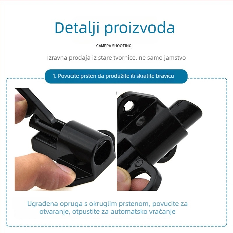 Samozatvarajuća zasun za vrata i prozore, nehrđajući čelik i aluminijska legura, model XK1017, premaz pečenog lakiranja, marka Huashun