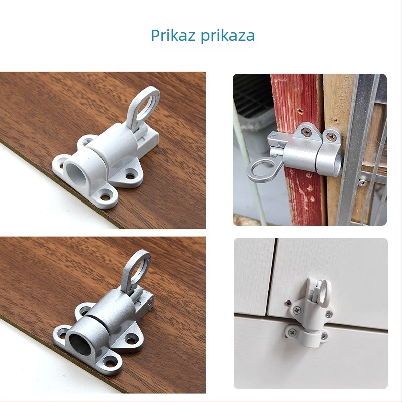 Samozatvarajuća zasun za vrata i prozore, nehrđajući čelik i aluminijska legura, model XK1017, premaz pečenog lakiranja, marka Huashun