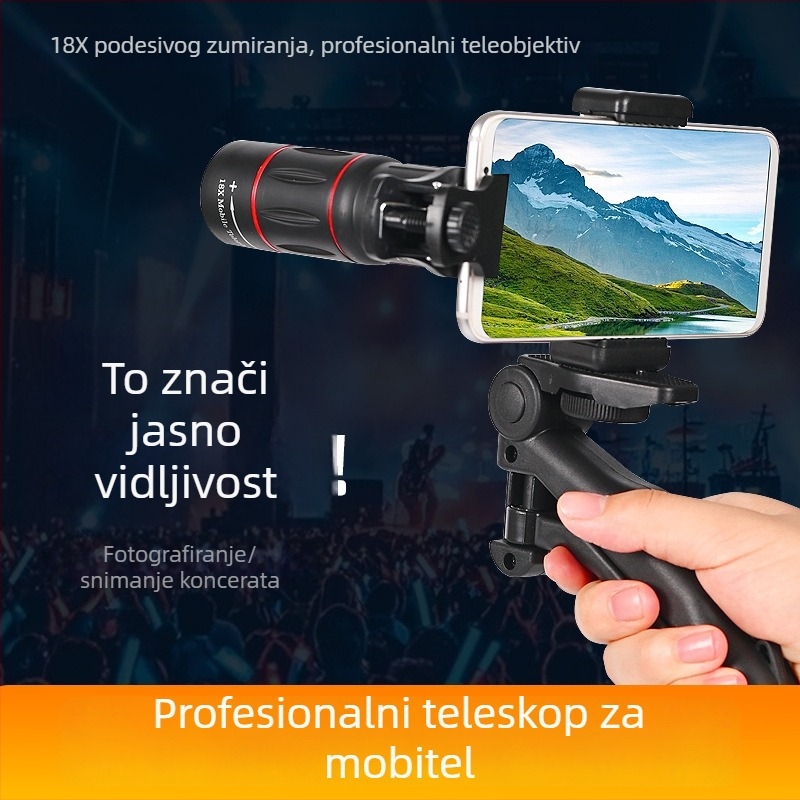 Telefoto objektiv za mobilni telefon za aktivnosti na otvorenom (OEM; Uvoz: Ne; Svrha: Aktivnosti na otvorenom)
