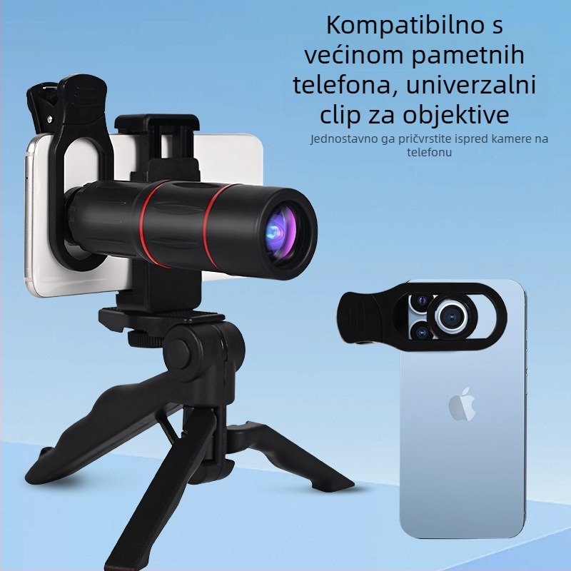 Telefoto objektiv za mobilni telefon za aktivnosti na otvorenom (OEM; Uvoz: Ne; Svrha: Aktivnosti na otvorenom)