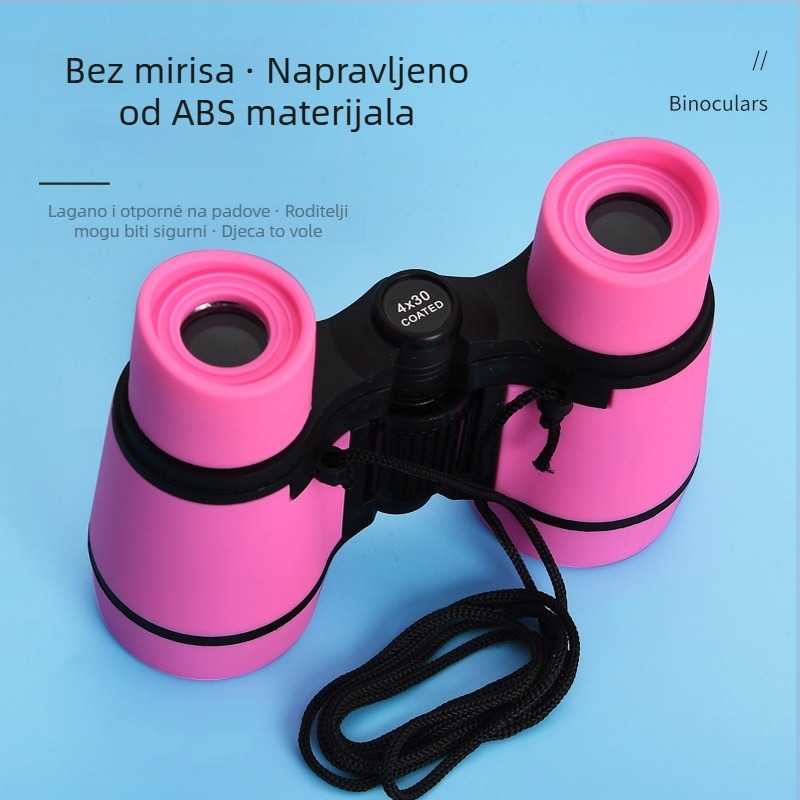 Dječji binokularni teleskop - igračka, 10x uvećanje, HD slika, prilagodljiva žarišna duljina