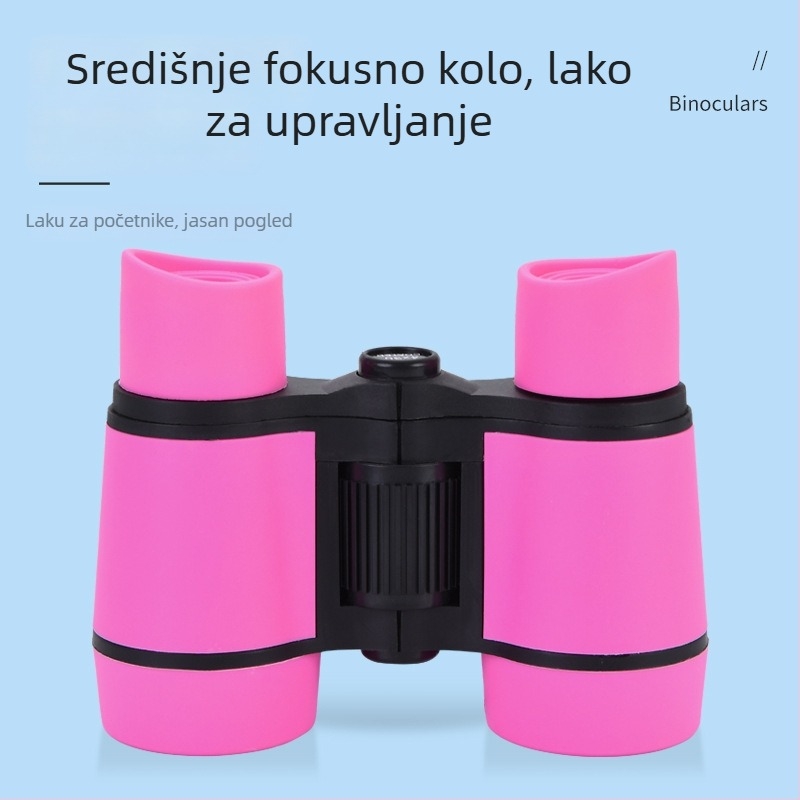 Dječji binokularni teleskop - igračka, 10x uvećanje, HD slika, prilagodljiva žarišna duljina