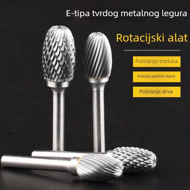 Ravna freza za frezanje, visokou brzinskom čeliku, bez premazivanja
