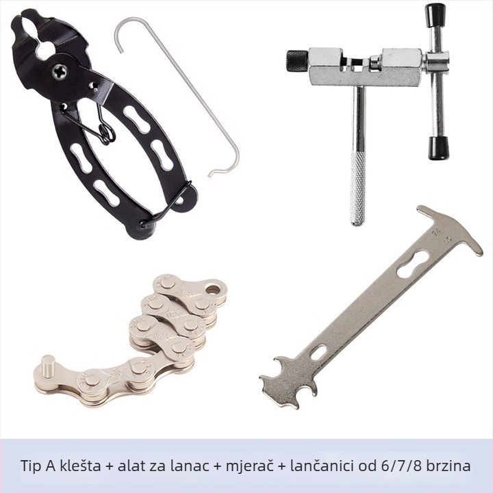 Quan Xin alat za uklanjanje lanaca bicikla – višenamjenski klešta, čelik