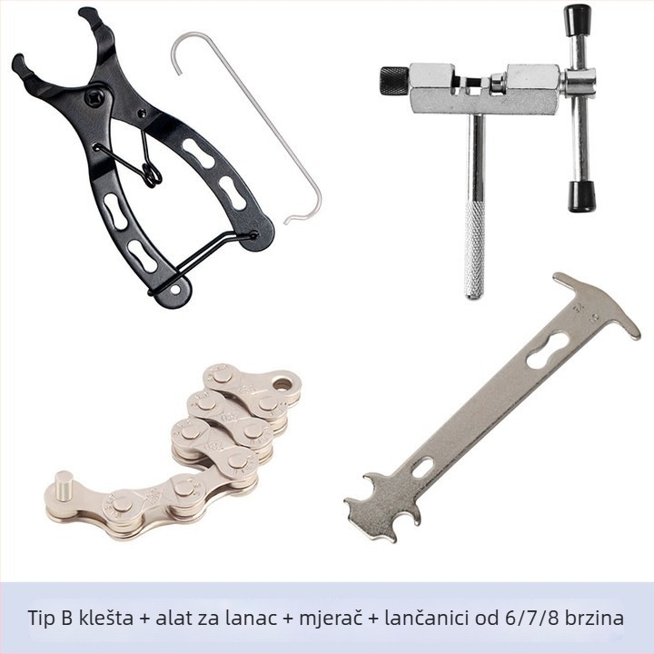 Quan Xin alat za uklanjanje lanaca bicikla – višenamjenski klešta, čelik