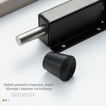 Hidraulični zatvarač vrata s podnim ugradnjom, nehrđajući čelik, model H695, ručna kontrola, standardna konstrukcija