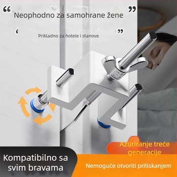 Zidni stopper za vrata Ywy 5119 – nehrđajući čelik, zidni držač vrata, instalacija Ct-03 s lancem, standardna konstrukcija