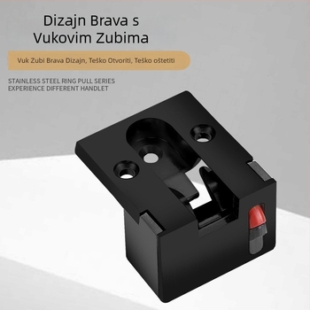 Skriveni zinkasti brava za hotelska vrata s lancem protiv krađe – tip brave A, montaža CT-03, ručna aktivacija