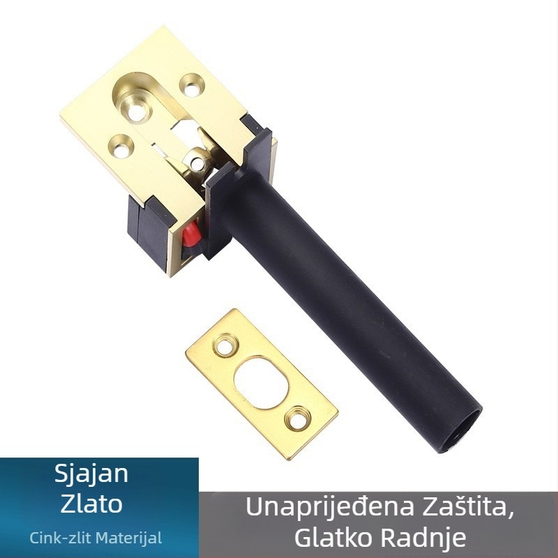 Skriveni zinkasti brava za hotelska vrata s lancem protiv krađe – tip brave A, montaža CT-03, ručna aktivacija