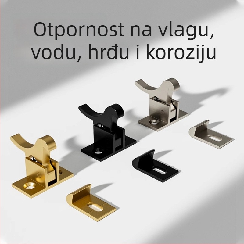 Masivan mesingi ptičji toggle vijak za vrata – tip F, materijal mesing, elektroplatiranje, moderan minimalistički stil