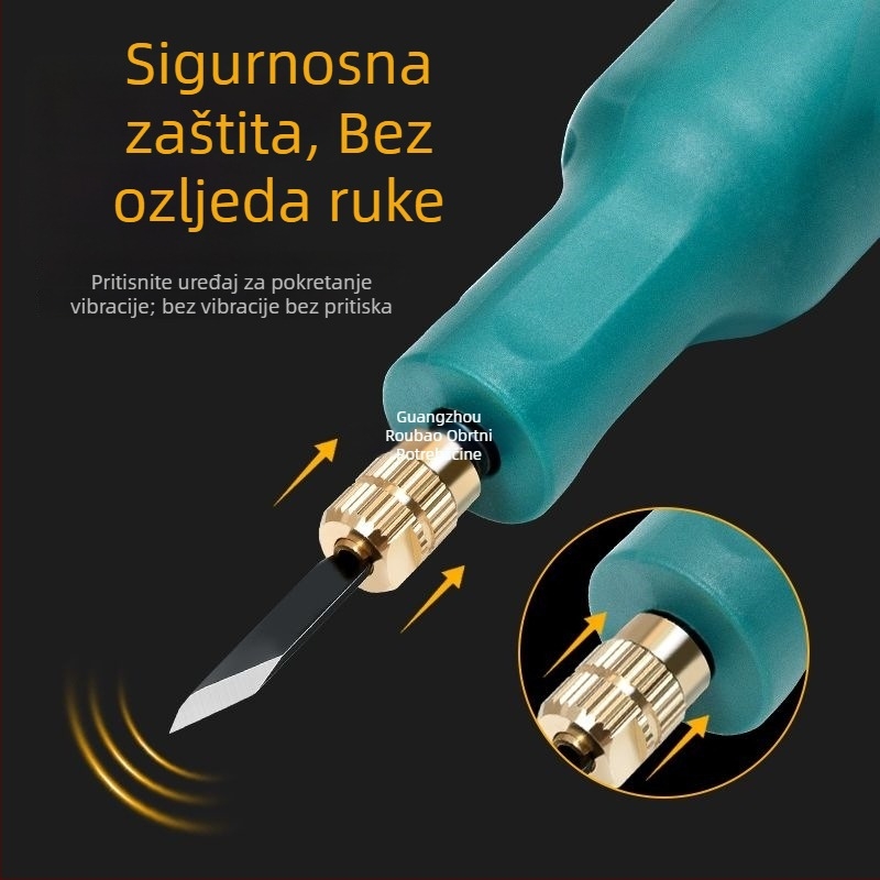 Prijenosni električni alat za graviranje – komplet, univerzalni, kompaktnog dizajna, za stolarske poslove