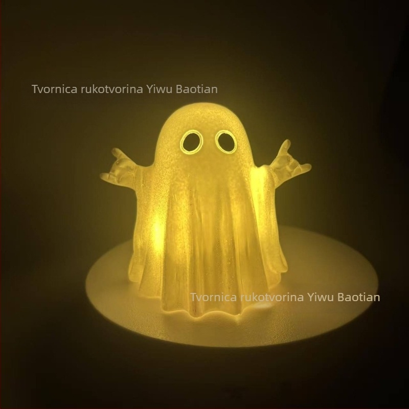 Duh od smole u karikaturalnom stilu za Halloween – stolna i dvorska dekoracija