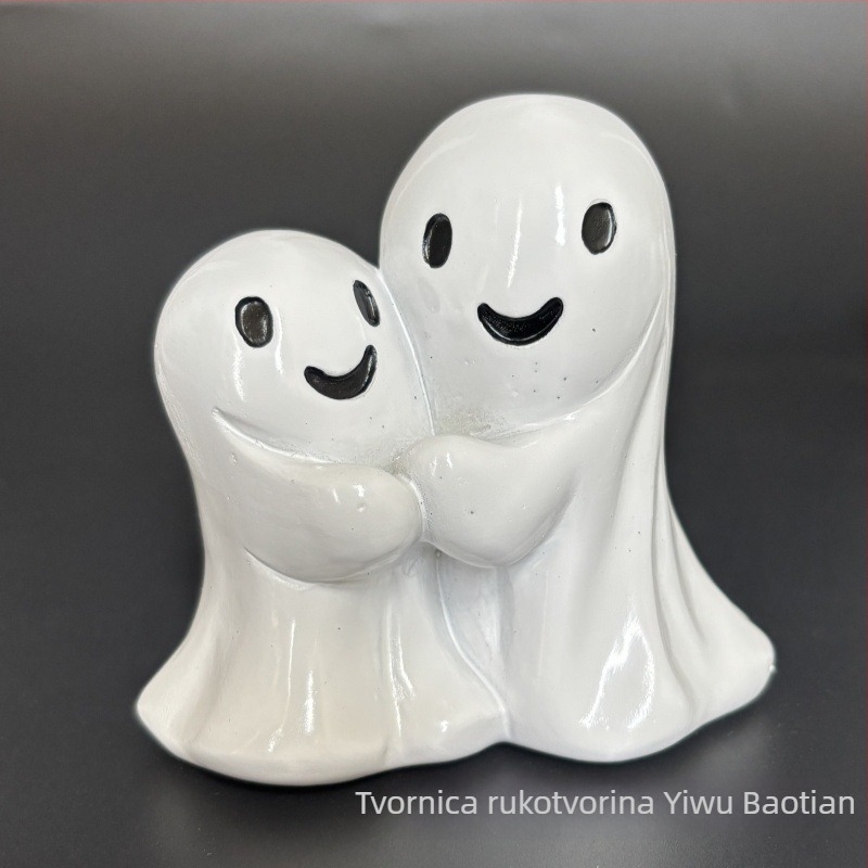 Duh od smole u karikaturalnom stilu za Halloween – stolna i dvorska dekoracija