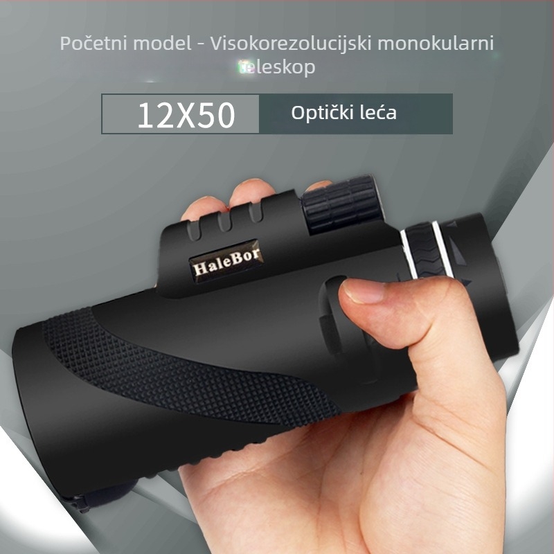 Monokularni teleskop – gumirana prevleka, otporan na udarce, marka Halebor