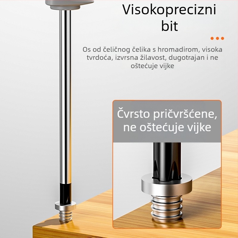 Industrijske klase dvostruki PH2 Phillips odvijač s magnetnim vrhom i izoliranim držajem, Cr-V čelik