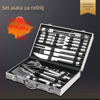 Set alata za BBQ od nehrđajućeg čelika — šest dijelova, marka Juyi, podrijetlo Yangjiang