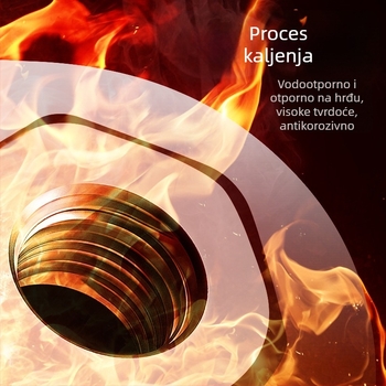 Pribor za kutnu brusilicu: tlačna ploča, Chen Tu, visoko ugljično čelika, kompatibilan s univerzalnom maticom i vijkom