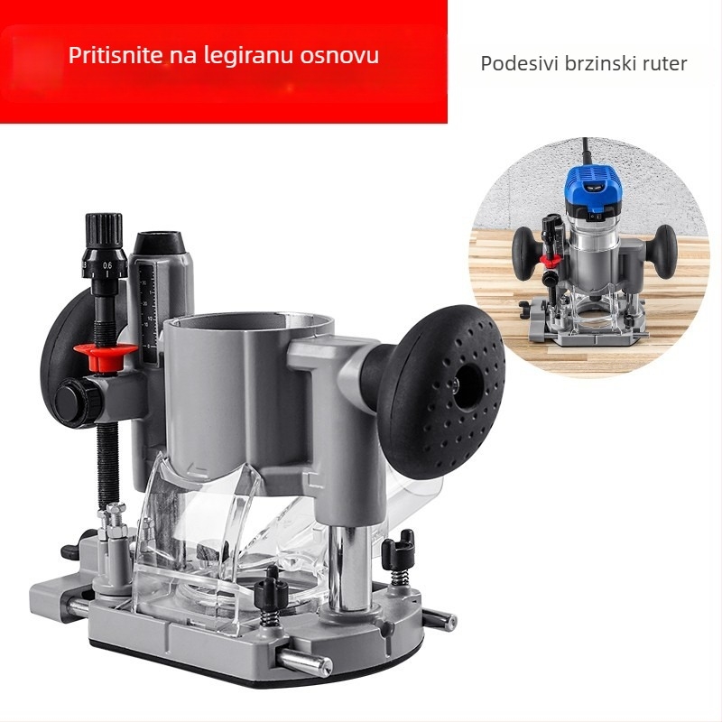 Mašina za obrezivanje i kanalsko bušenje aluminij-plastičnih ploča, Bakelitni frezer, industrijski električni alat za obradu drveta, Jin Chengtai, 220V, jednofazni AC/DC >250V