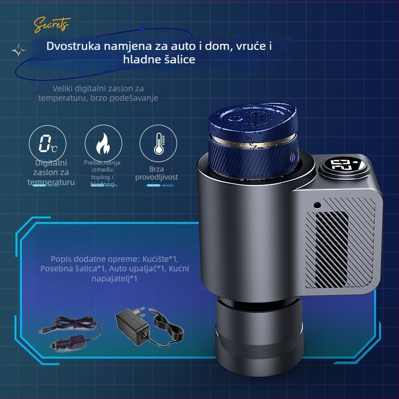 Poluvodički auto hladnjak i grijač, DC12V, 36W, ABS, 5L kapaciteta, raspon temperatura 0-60°C