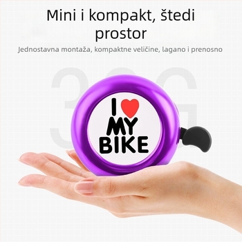 SY zvono za bicikl, aluminijska legura, model 22 kalibar, specifikacije 22 kalibra