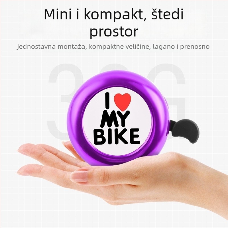 SY zvono za bicikl, aluminijska legura, model 22 kalibar, specifikacije 22 kalibra