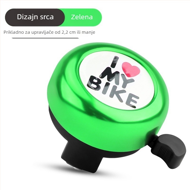 SY zvono za bicikl, aluminijska legura, model 22 kalibar, specifikacije 22 kalibra