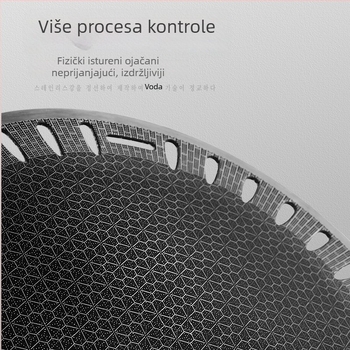 Korejskog stila ploča od nehrđajućeg čelika za roštilj s Maifan kamenom i nepriijanjajućom površinom, okrugli roštnik za ugljen, podrijetlo Zhejiang