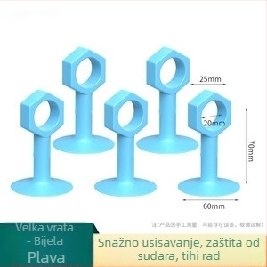 Zidni silikonski stopper za vrata s protukrušnim jastukom, kupaonica, model JCJCLJMX, automatsko upravljanje