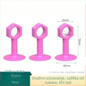 Zidni silikonski stopper za vrata s protukrušnim jastukom, kupaonica, model JCJCLJMX, automatsko upravljanje