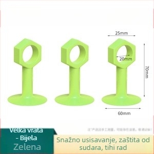 Zidni silikonski stopper za vrata s protukrušnim jastukom, kupaonica, model JCJCLJMX, automatsko upravljanje
