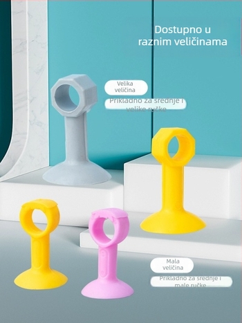 Zidni silikonski stopper za vrata s protukrušnim jastukom, kupaonica, model JCJCLJMX, automatsko upravljanje