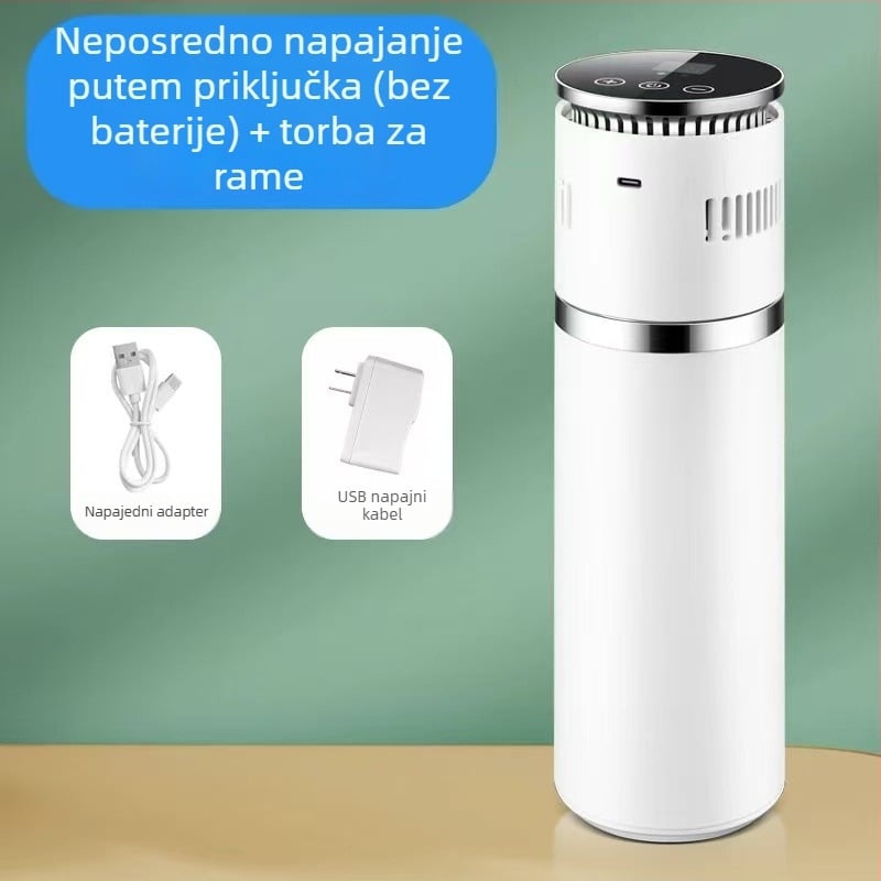 Prijenosni hladnjak za inzulin, mali hladnjak za lijekove s termoelektričnim modulom, napajanje 5V, 10W, raspon 0-20°C, kapacitet do 5 L, masa 663 g