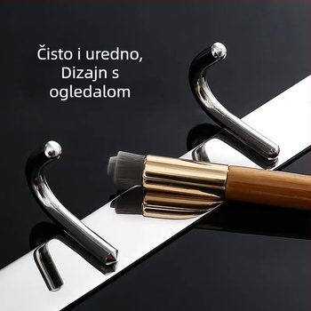 Zidna vješalica od 304 nehrđajućeg čelika, montaža bez bušenja, za kupaonicu i kuhinju, polirana završna obrada