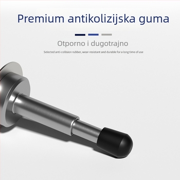 Gornji jastuk za vrata, nehrđajući čelik, polirana površina, zidni montaža, automatsko upravljanje