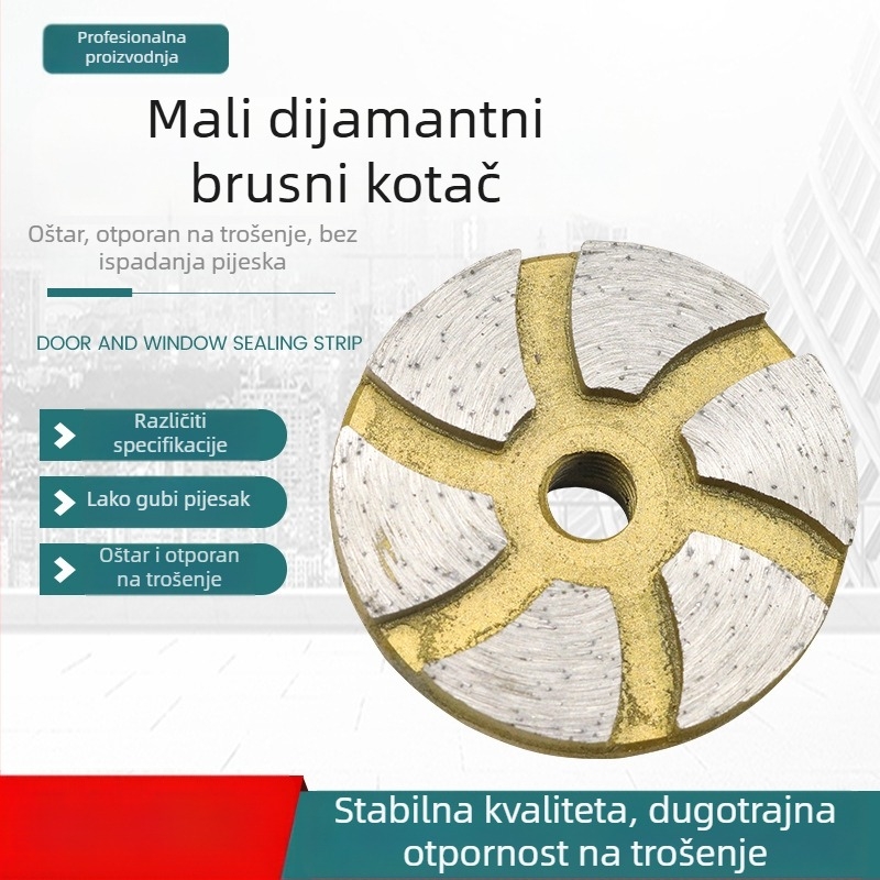 Diamantska glava za brušenje – šalice tipa brusnog diska za kamen, sinterirana, kompatibilna s kutnim brusilom, Hengya