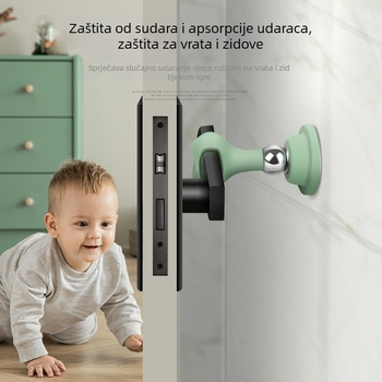 Magnetski hvatač vrata, silikon, zidna ugradnja, silikon površina, model Macaron