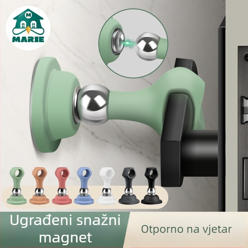 Magnetski hvatač vrata, silikon, zidna ugradnja, silikon površina, model Macaron