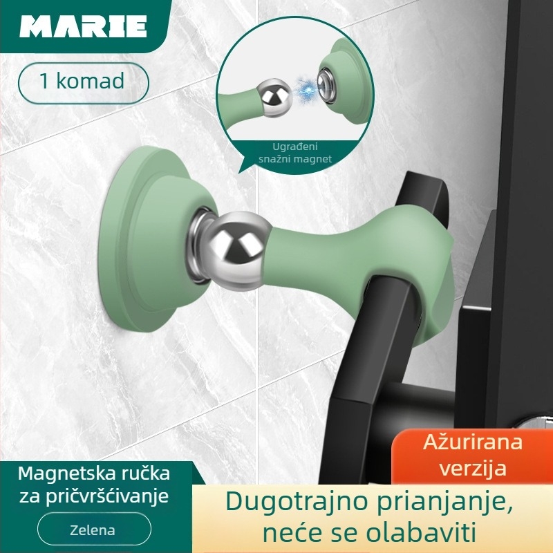 Magnetski hvatač vrata, silikon, zidna ugradnja, silikon površina, model Macaron