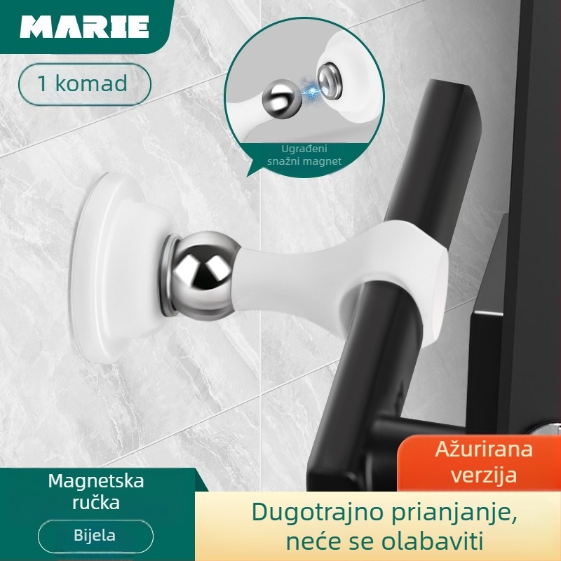 Magnetski hvatač vrata, silikon, zidna ugradnja, silikon površina, model Macaron