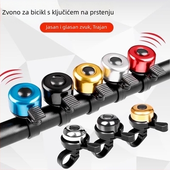 Zvonac za planinski bicikl, šaren, vrlo glasno (Materijal: Plastika; Marka: Druga; Obrada: Ne; Uvoz: Ne)