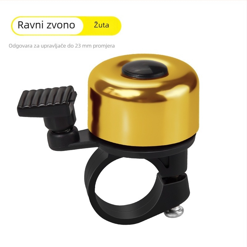 Zvonac za planinski bicikl, šaren, vrlo glasno (Materijal: Plastika; Marka: Druga; Obrada: Ne; Uvoz: Ne)