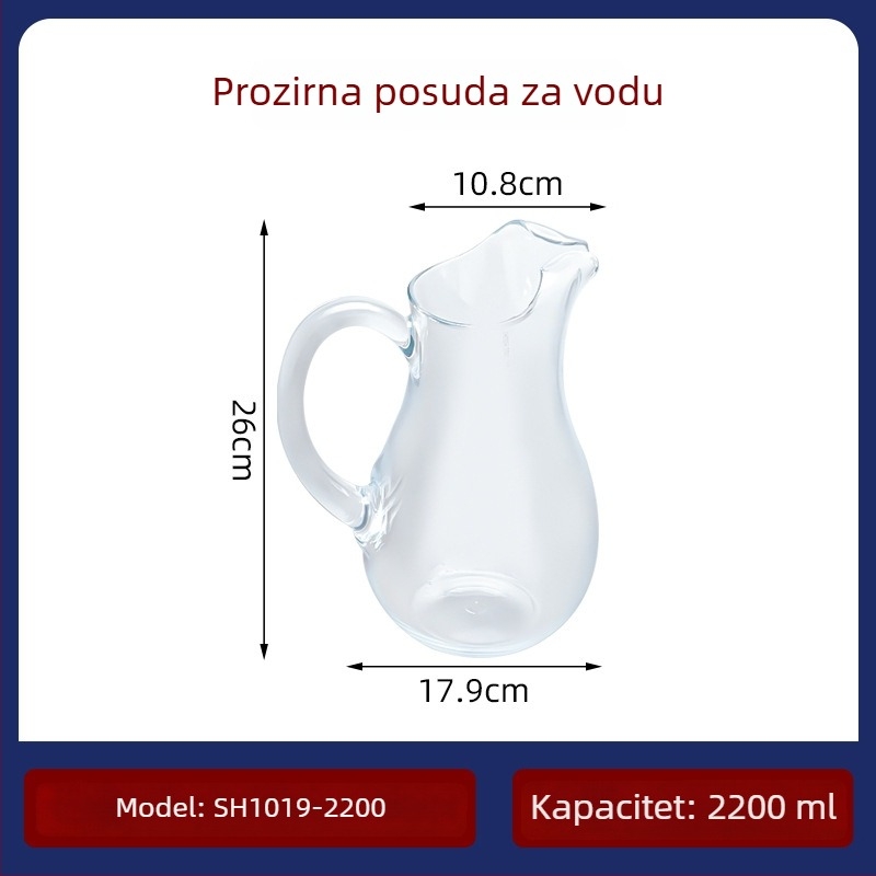 Garbo Daily Use hladna kantica za vodu s ledenim uzorkom, PC plastika, pogodna za sokove, mlijeko, napitke i aromatni čaj