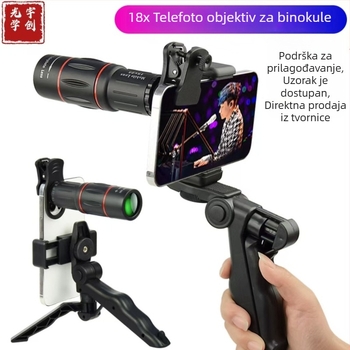 Teleskop s vanjskom kamerom, teleobjektiv 18x–64x, za vanjske aktivnosti, YUCHUANG