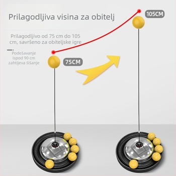 Trener za stolni tenis za kućnu uporabu – samostalna treniranje, obiteljska igra, za djecu 3–5 godina, verzija za odrasle