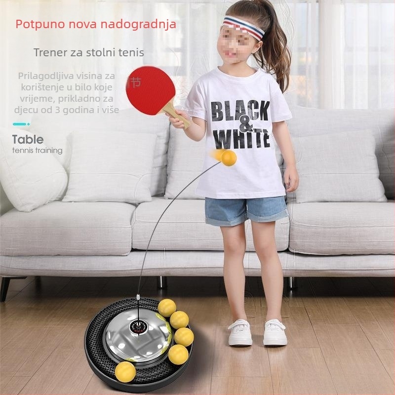 Trener za stolni tenis za kućnu uporabu – samostalna treniranje, obiteljska igra, za djecu 3–5 godina, verzija za odrasle