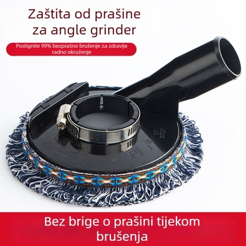 Poklopac za prašinu za kutnu brusilicu za bezprašno brušenje kamena i betona; usisni nastavci (Brand: Holy Platinum Lion; Materijal: Plastika/Guma)