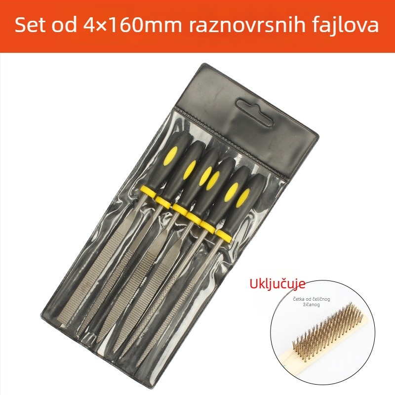 Set brusnih fajlova za obradu metala – ležajna čeli, MYTEC/MEC